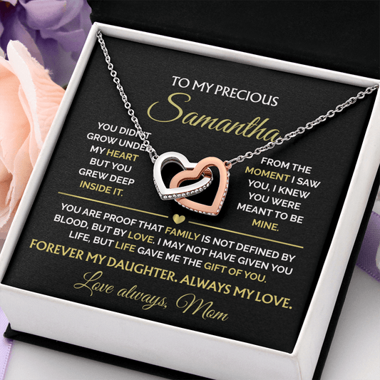 Bonus Daughter Necklace – Forever My Love Gift from Mom