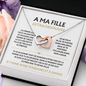 A Ma Fille Extraordinaire – Collier Coeurs Entrelacés
