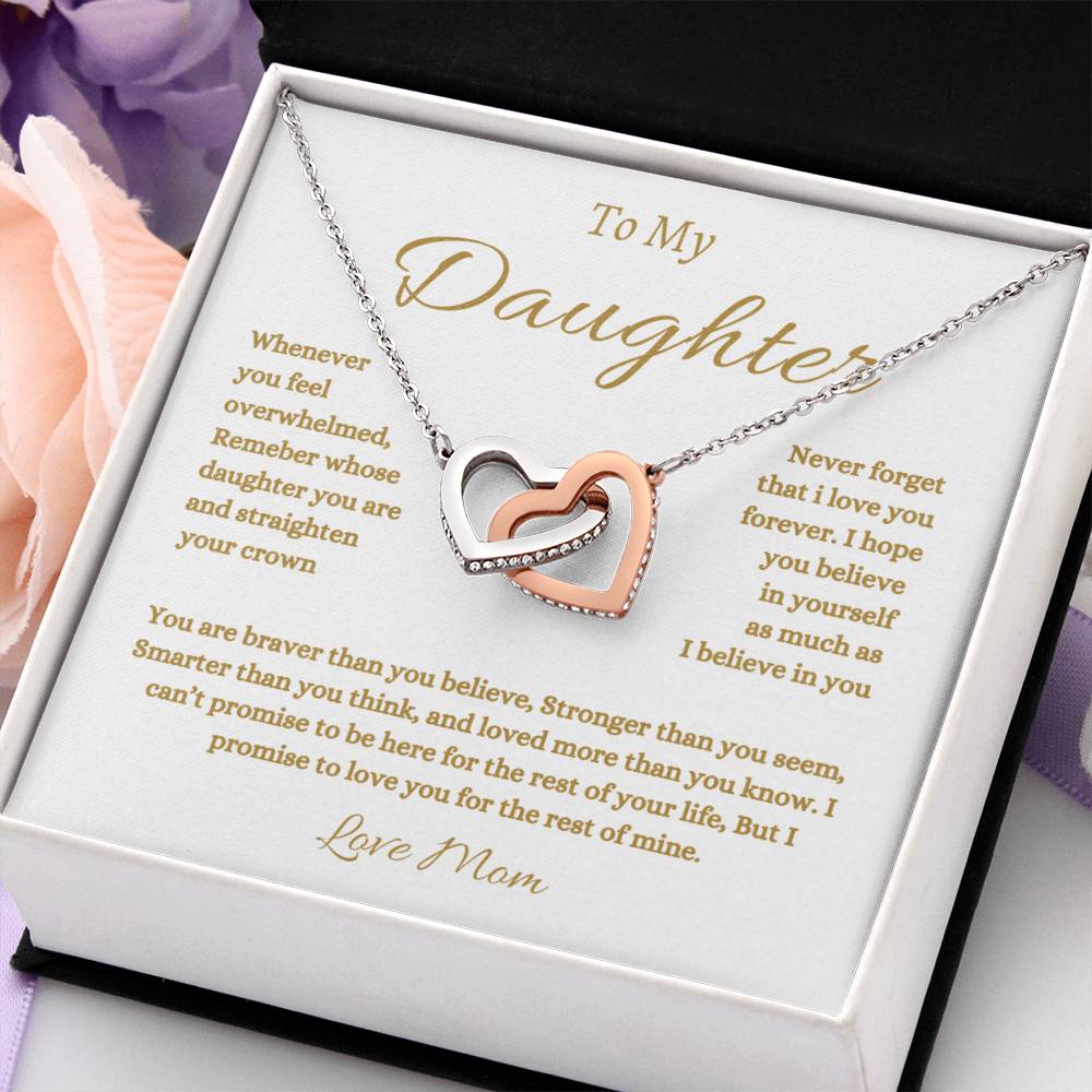 To My Daughter - Necklace Gift From Mom