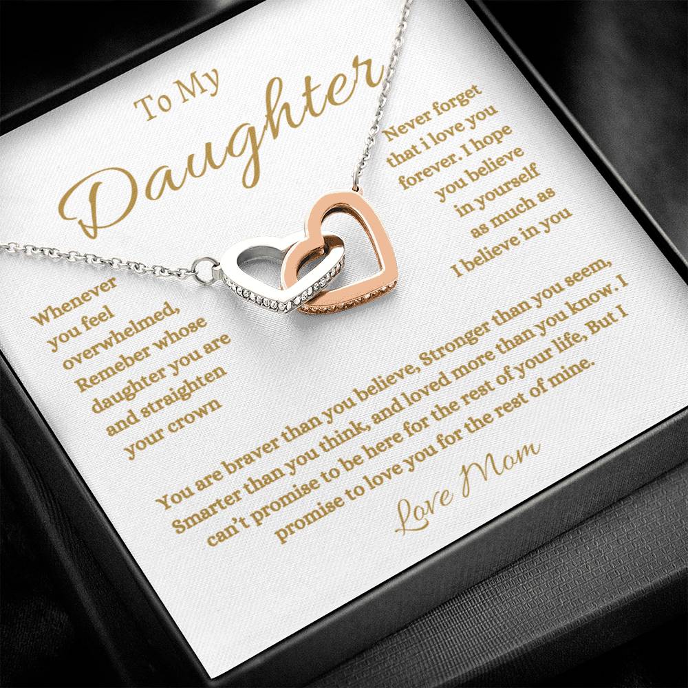 To My Daughter - Necklace Gift From Mom