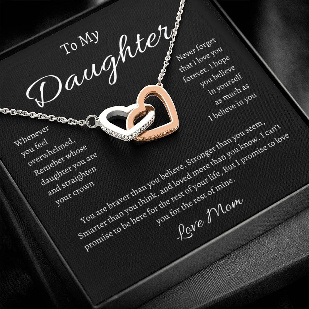 To My Daughter - Necklace Gift From Mom