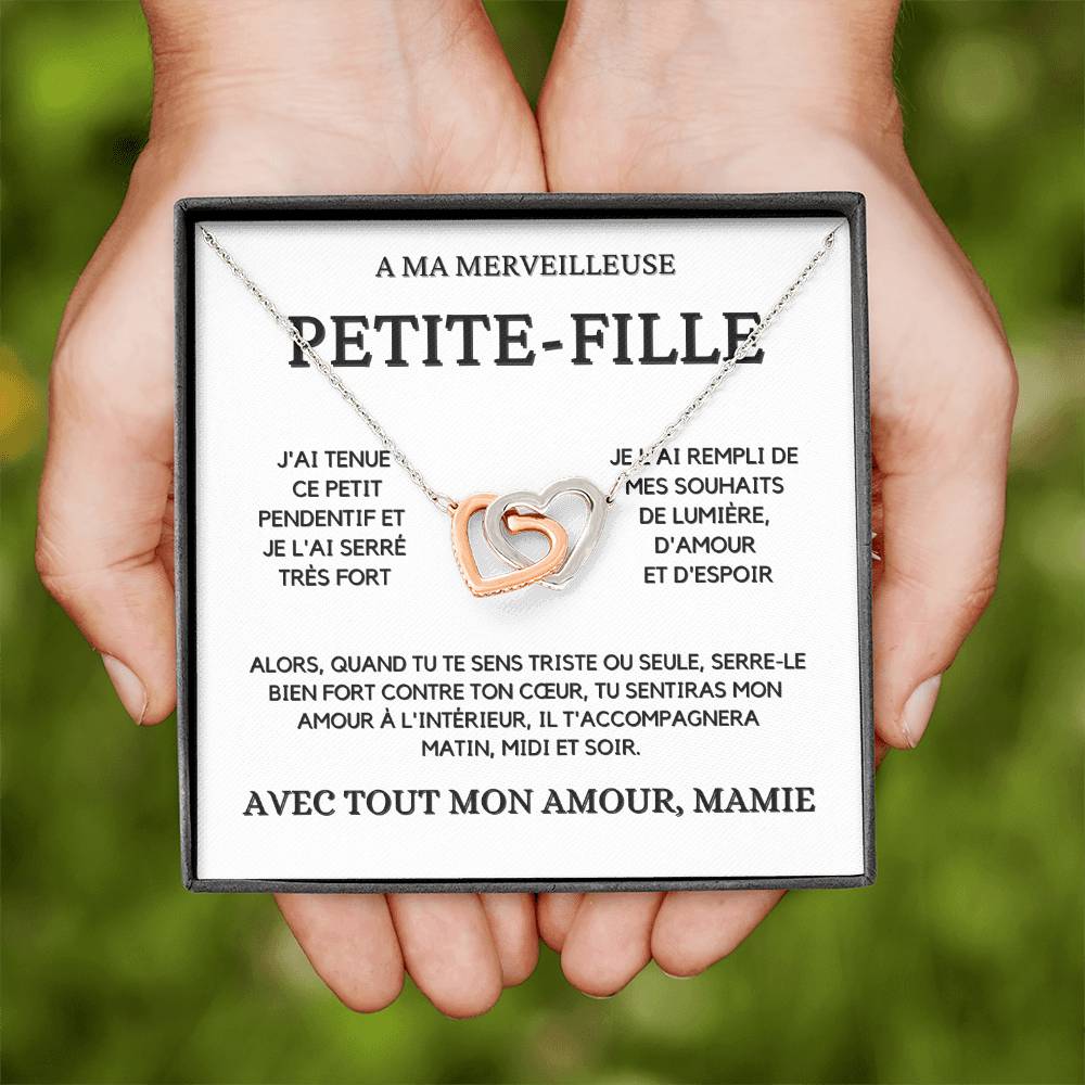 A Ma Petite Fille – Pendentif d'Amour de Mamie