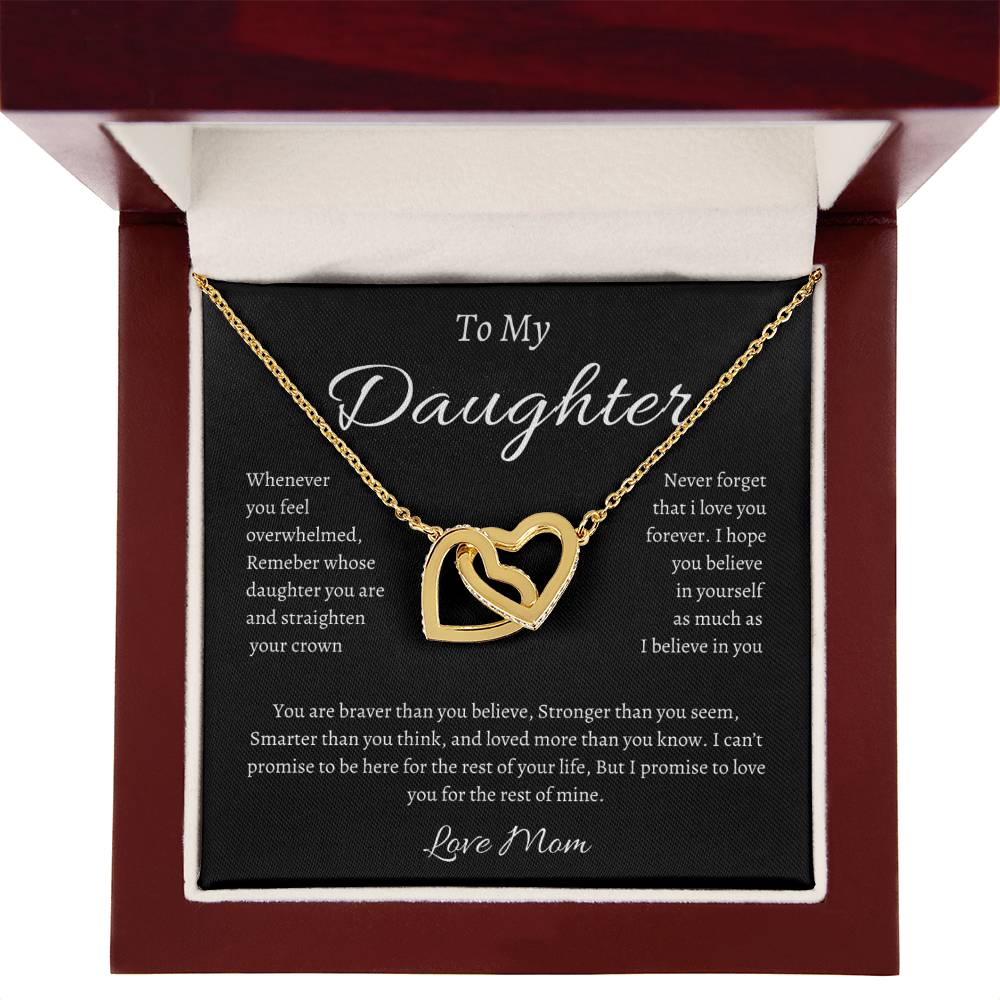 To My Daughter - Necklace Gift From Mom