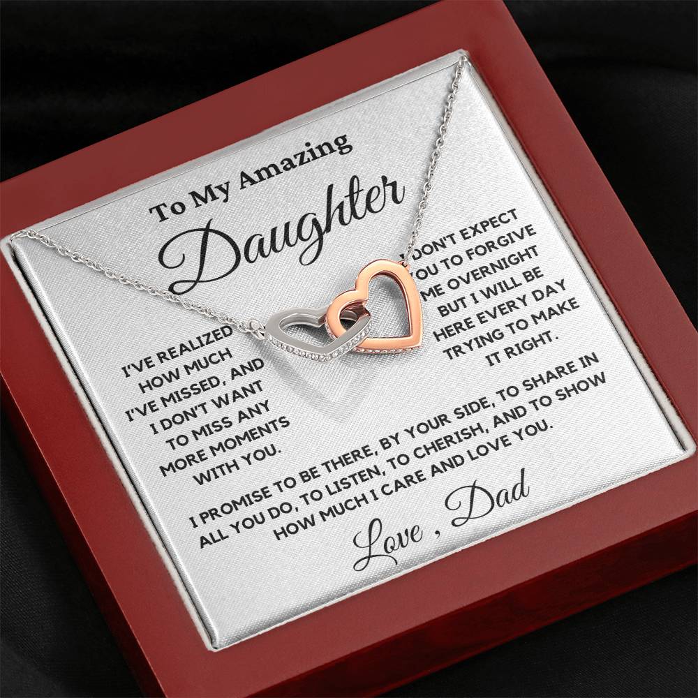 To My Daughter | Im Sorry | Father to Daughter Heartfelt Gift