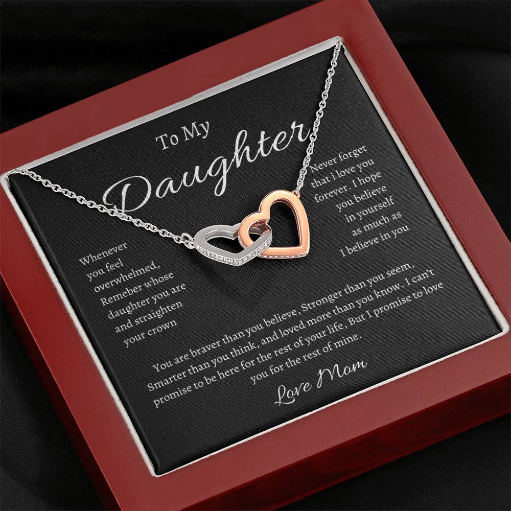 To My Daughter - Necklace Gift From Mom