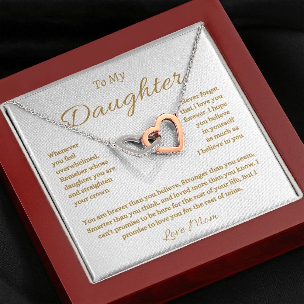 To My Daughter - Necklace Gift From Mom