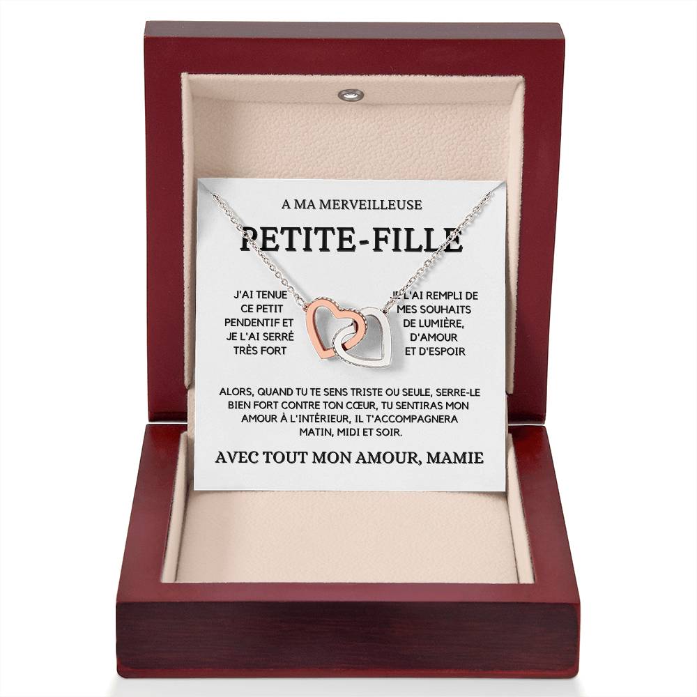 A Ma Petite Fille – Pendentif d'Amour de Mamie