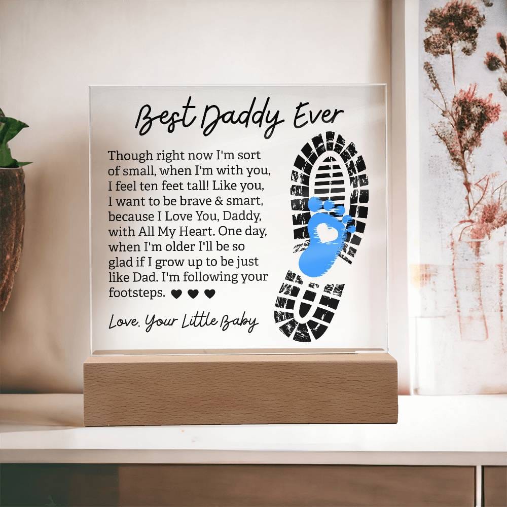 To Dad Acrylic Plaque | Best Daddy Gift