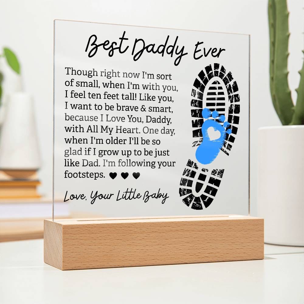 To Dad Acrylic Plaque | Best Daddy Gift