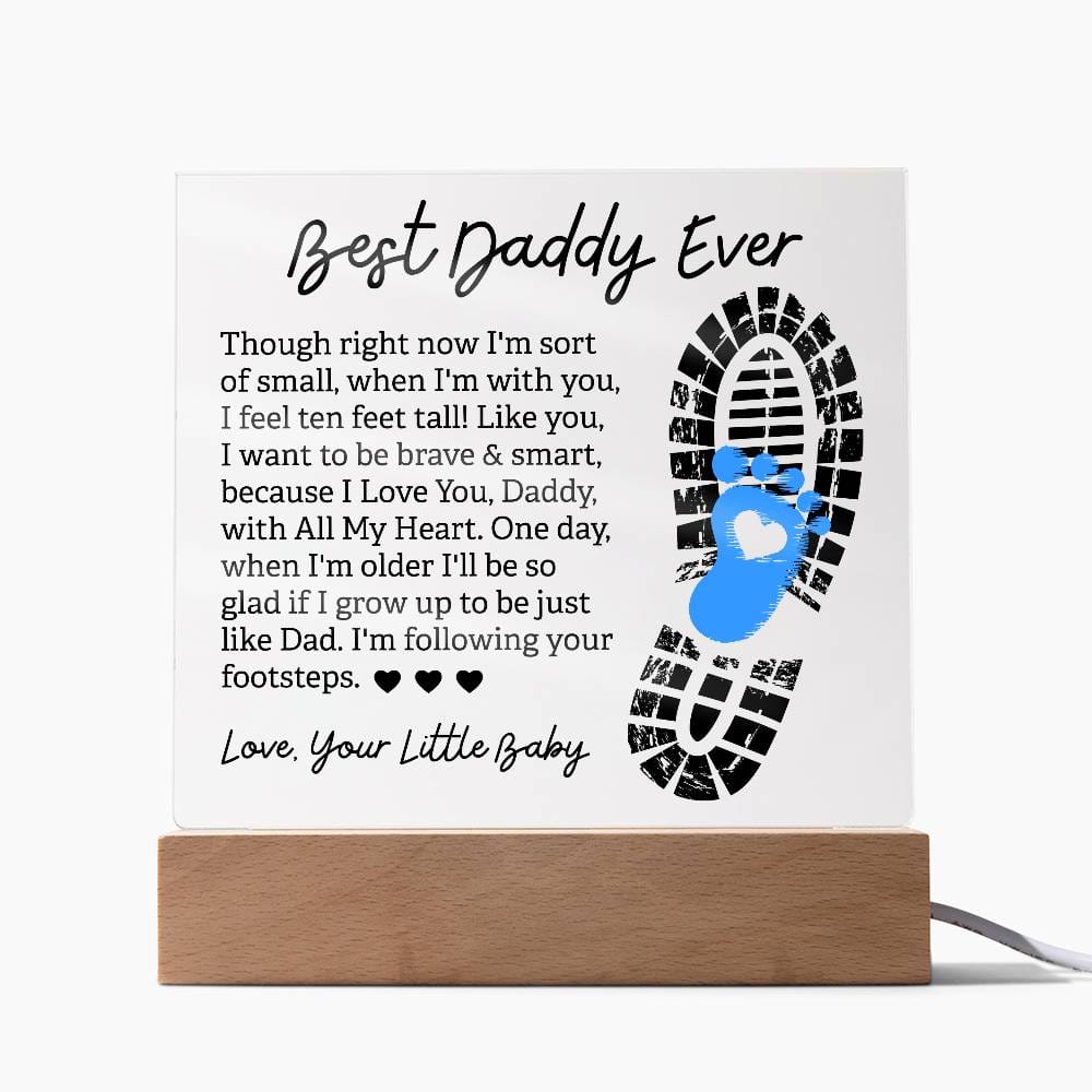 To Dad Acrylic Plaque | Best Daddy Gift