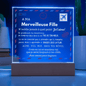 A Ma Merveilleuse Fille - Plaque Acrylique LED