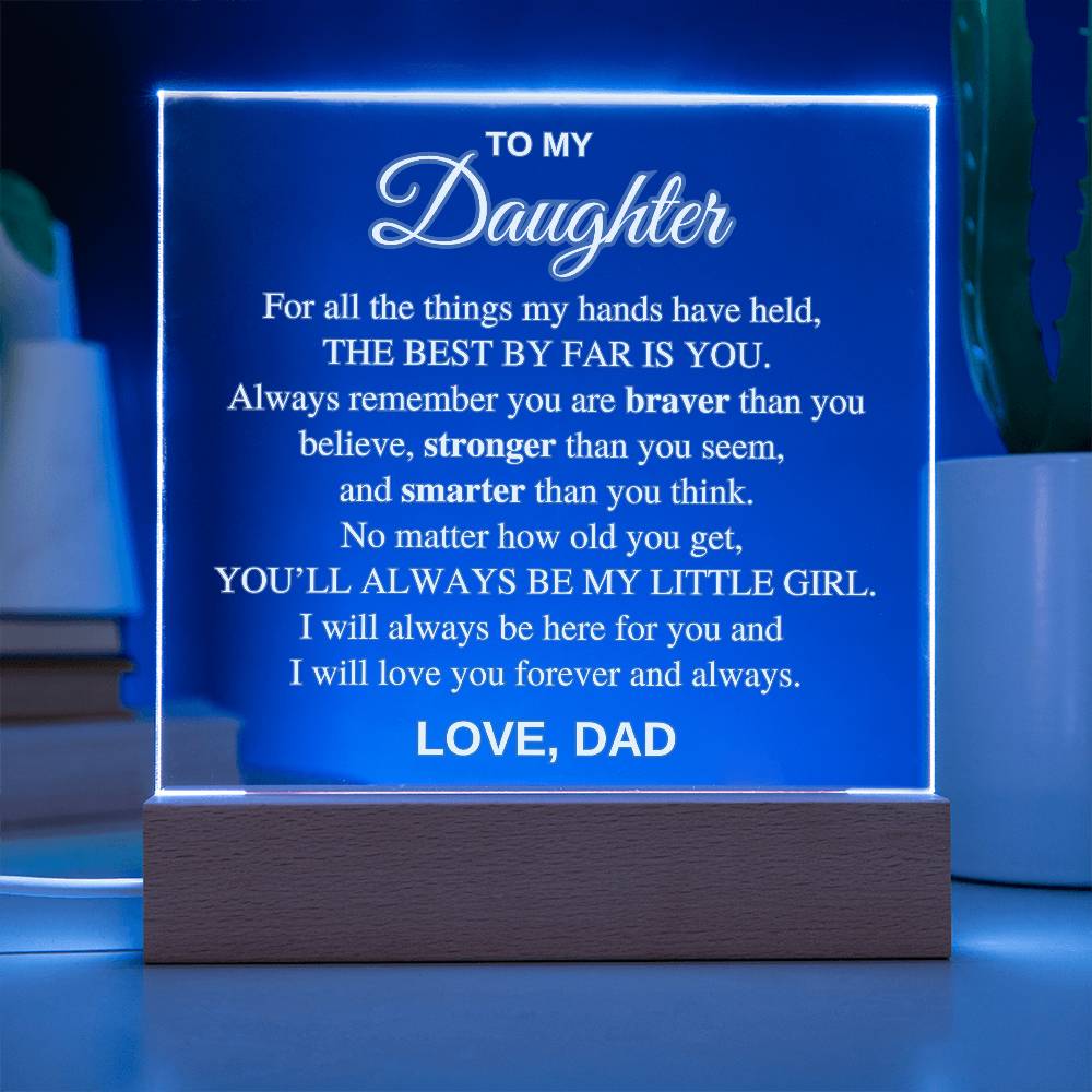 To My Daughter | Sentimental Gift from Dad with Loving Message