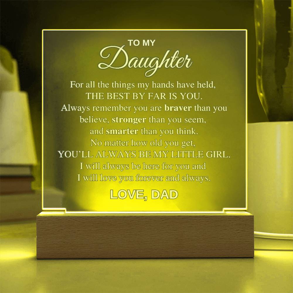 To My Daughter | Sentimental Gift from Dad with Loving Message