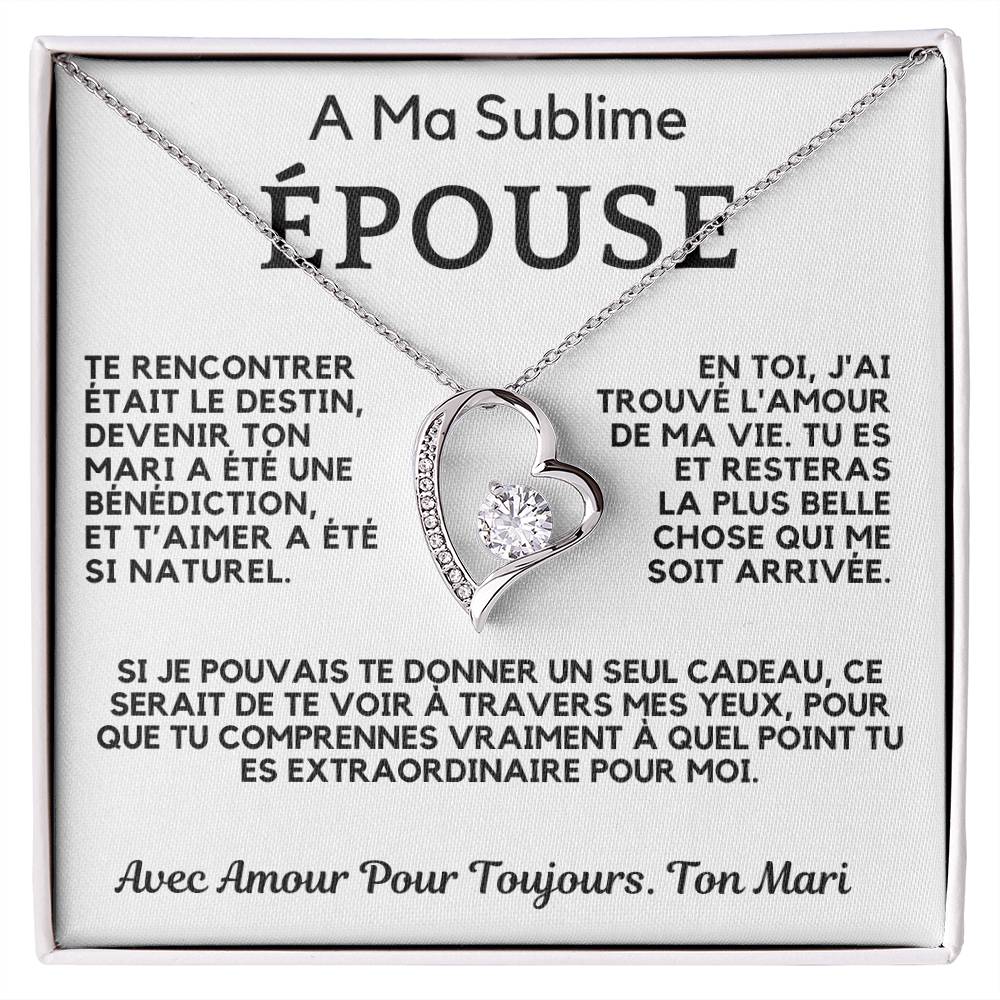 Collier Pour Épouse | Te Rencontrer Était Le Destin | Cadeau De Ton Mari