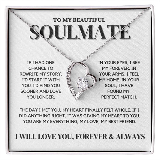 To My Soulmate – Forever Love Necklace