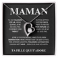 Collier Maman Je T'aime – Bijou Unique Fille à Maman