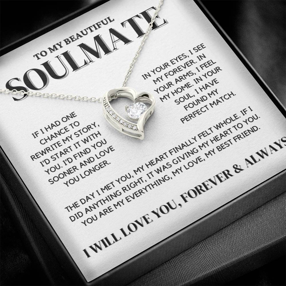 To My Soulmate – Forever Love Necklace