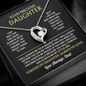 Collier pour fille - « Ma fille pour toujours, mon amour pour toujours »