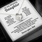 À ma fille – Collier d'amour éternel de papa