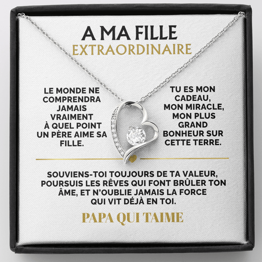 Collier Cœur Cadeau de Papa
