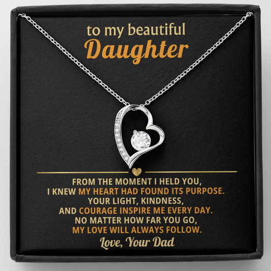Forever Love Necklace – Gift for Beautiful Daughter from Dad