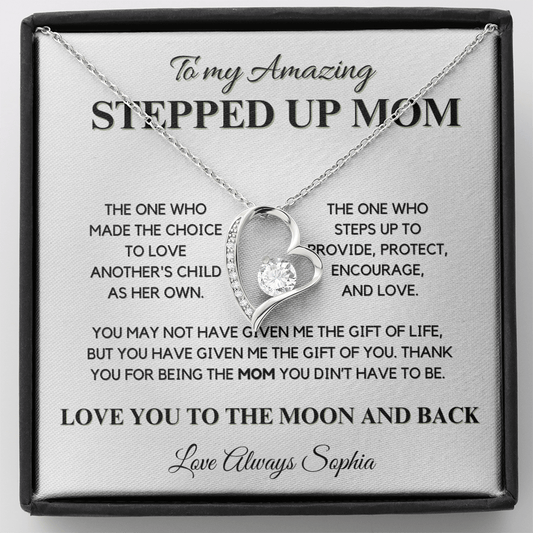 Stepped up Mom Necklace