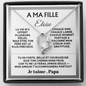 Collier Personnalisé de Papa à sa Fille