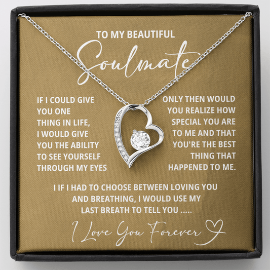 À ma magnifique âme sœur - « Vois-toi à travers mes yeux »