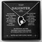 Forever Love Necklace for Daughter from Mom