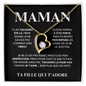 Collier Maman Je T'aime – Bijou Unique Fille à Maman