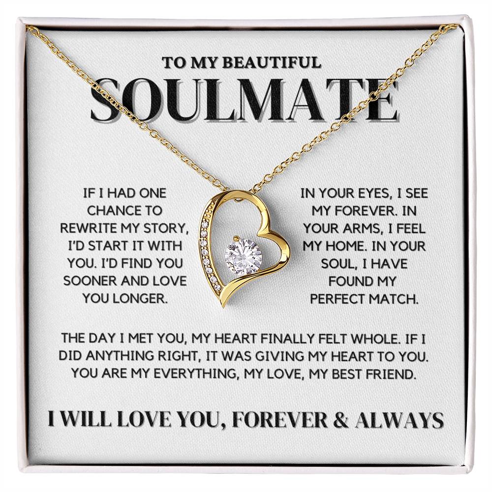 To My Soulmate – Forever Love Necklace