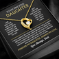 Collier pour fille - « Ma fille pour toujours, mon amour pour toujours »