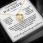 Forever Love Necklace – Heart Pendant Gift for Daughter from Mom