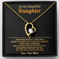 Necklace for Daughter From Mom – Heart Pendant