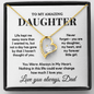 To My Daughter From Dad – Heart Necklace