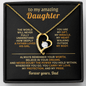 To My Amazing Daughter – Forever Love Necklace from Dad