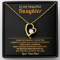 Forever Love Necklace – Gift for Beautiful Daughter from Dad