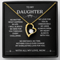Forever Love Necklace for Daughter from Mom