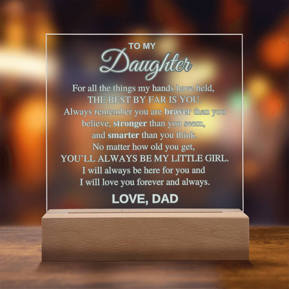 To My Daughter | Sentimental Gift from Dad with Loving Message