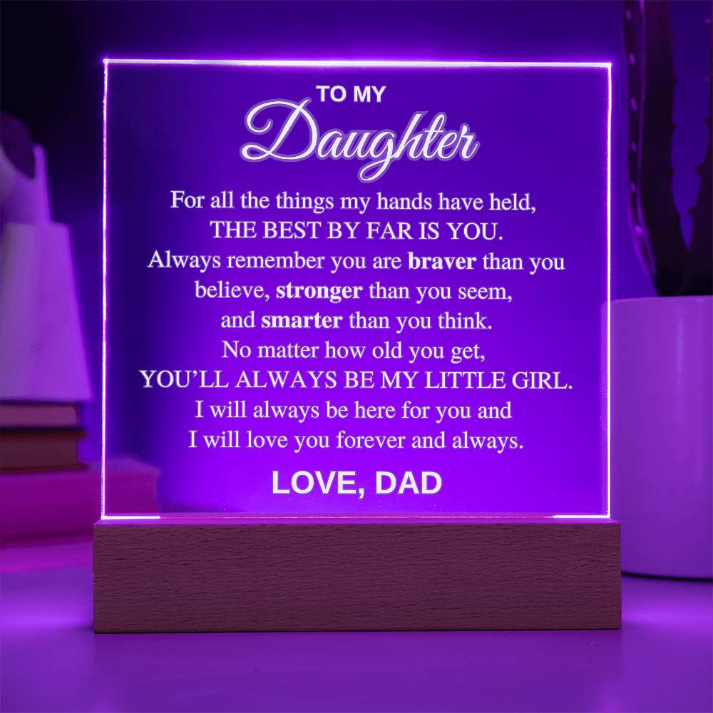 To My Daughter | Sentimental Gift from Dad with Loving Message