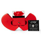 Coffret cadeau Rose éternelle + Collier Noeud d'Amour