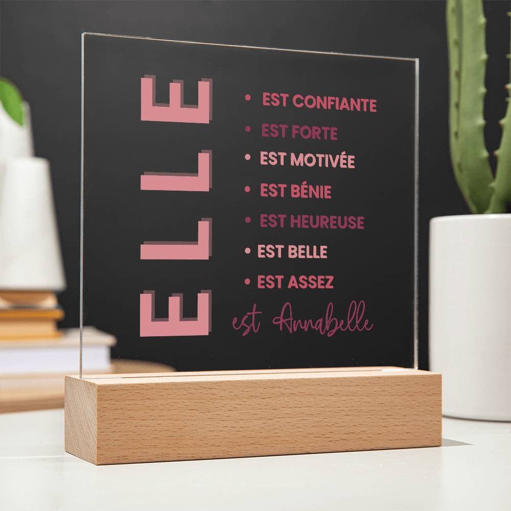 Cadeau de motivation personnalisé | Plaque personnalisée