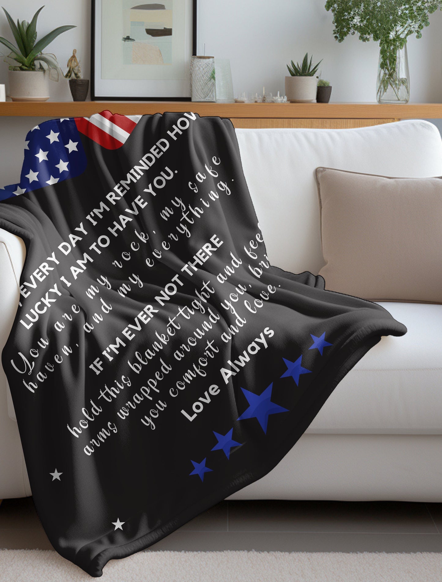 Army Wife Blanket – Cozy Tribute for the Hero Behind the Hero