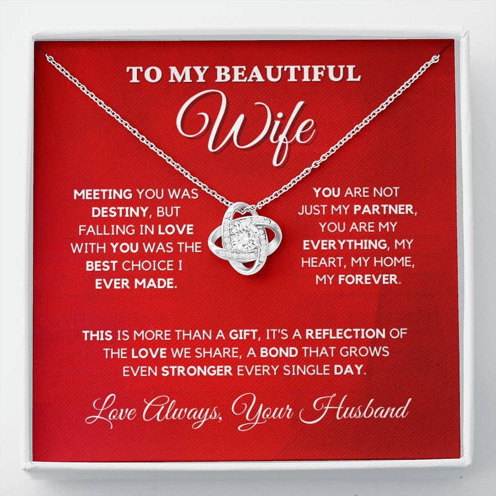 Love Knot Necklace – Perfect Gift for Wife