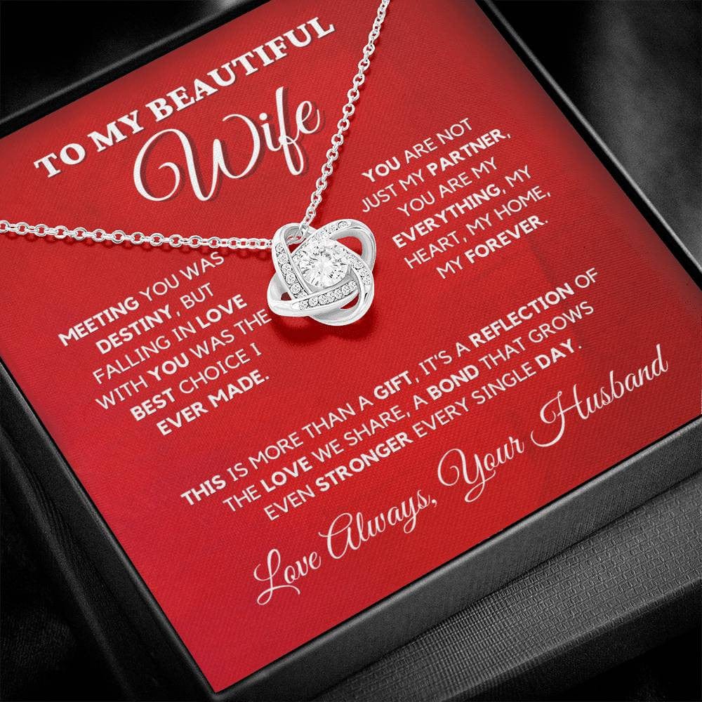 Love Knot Necklace – Perfect Gift for Wife