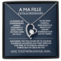 Collier Coeur – Cadeau Émotionnel d’un Papa à Sa Fille Extraordinaire