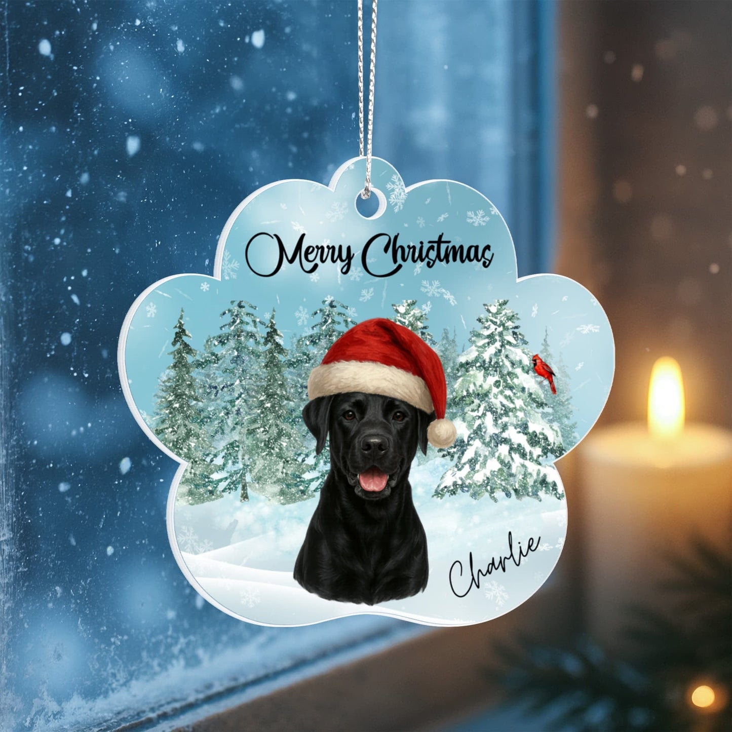 Custom Pet Christmas Ornament