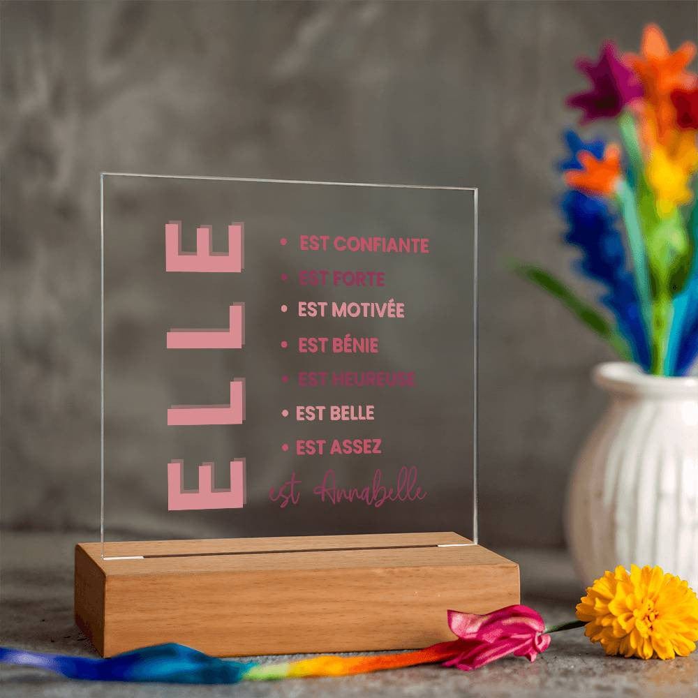 Cadeau de motivation personnalisé | Plaque personnalisée