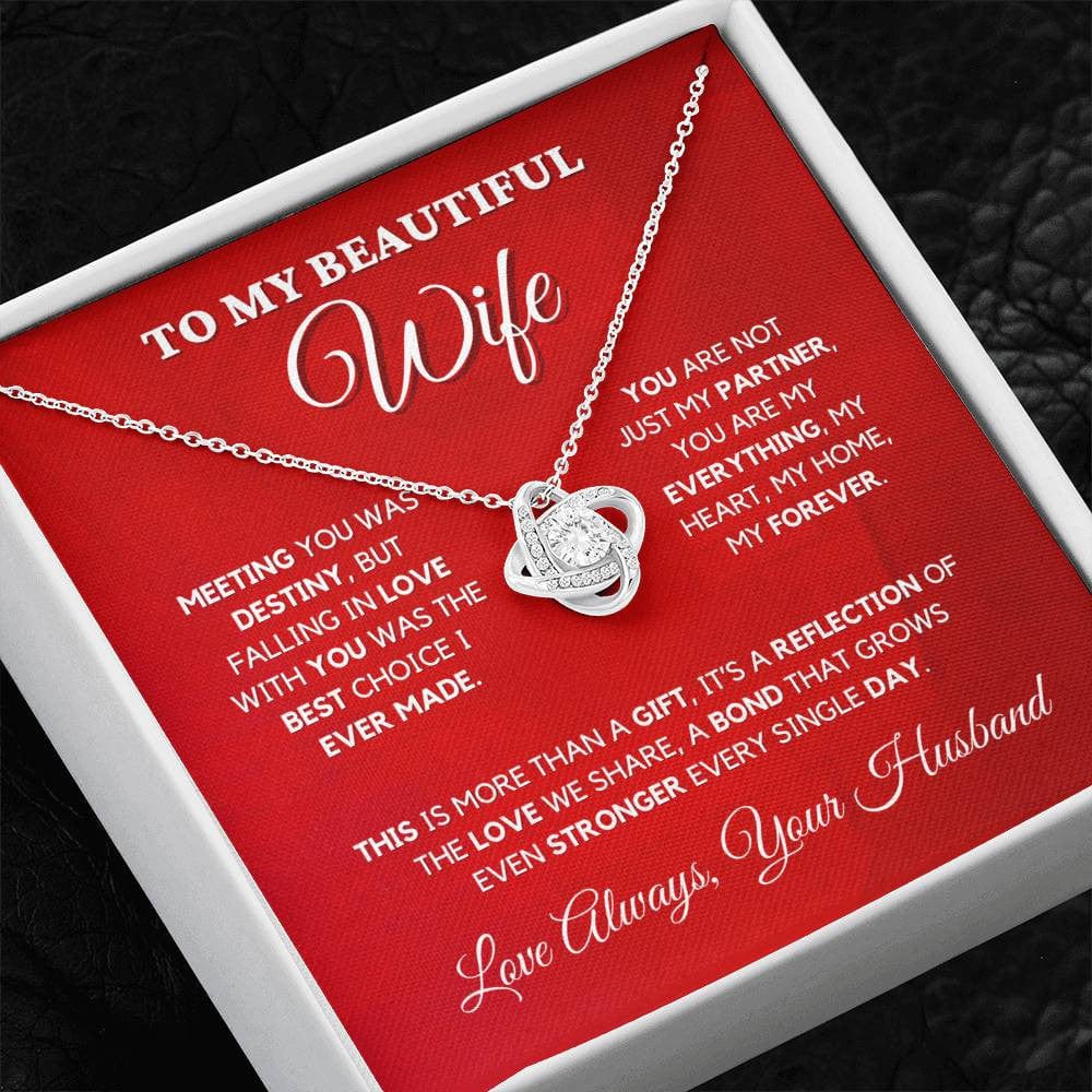 Love Knot Necklace – Perfect Gift for Wife