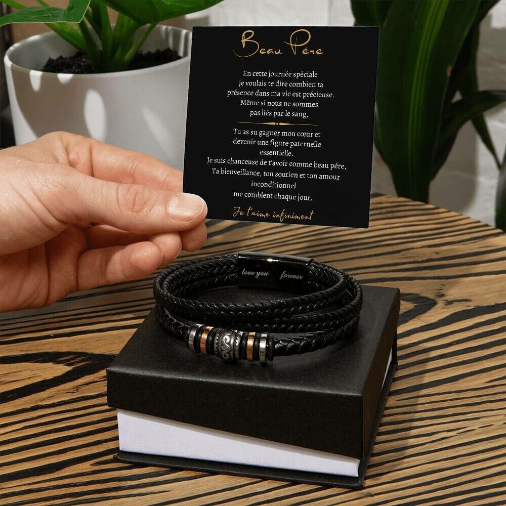 Cadeau Pour Beau Pere - Pour Lui - Beau Papa - Bracelet Pour Homme